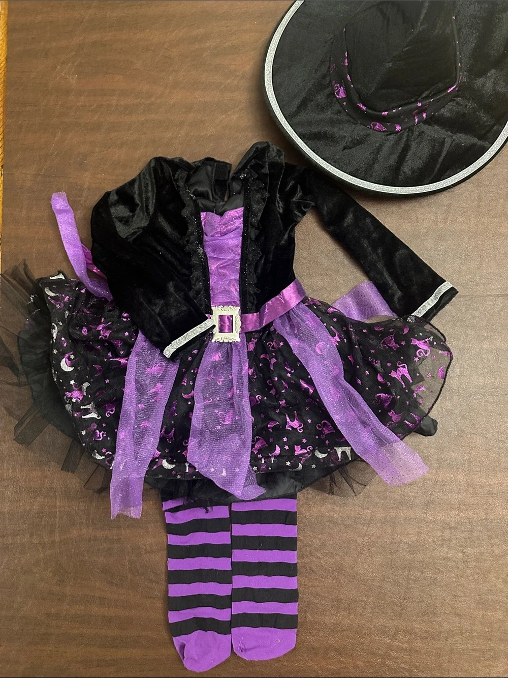 Spirit Purple and Black Fancy Witch Toddler Costume